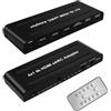 Bytecc 4x2 HDMI 2.0 eARC Audio Extractor & Switch, 4k HDMI eARC Adapter Supporta IR Remote, eARC/ARC Switch, Soundbar, HDCP 2.2, LPCM 7.1, EDID, HDR10 e Dolby (401)
