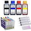 Patronenprofis InkPro Cartucce d'inchiostro ricaricabili con chip auto reset E 603 XL + 400 ml di inchiostro per Expression Home XP-2100, 2105, 2150, 2155, 3100, 3105, 3150, 3155, 4100, 4105, 4150, 4155