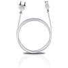 Oehlbach Powercord C7 / 500 - Cavo di alimentazione a 2 poli con spina Euro (CEE7/16) - Altamente flessibile, eccellente affidabilità dei contatti - 5m bianco