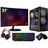 VIST PC Gaming Ryzen 7 5700G - Ram 32GB - RX VEGA8 - SSD 1TB M.2 - WIFI - LCD 27 - W11 Pro