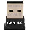 ASHATA Adattatore USB Bluetooth, CSR4.0 USB Bluetooth Dongle Stick Adattatore Mini USB Dongle Receiver, Adattatore Dongle USB Wireless per PC Computer Headset Printer ECC