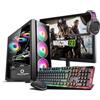 Outlet Computer Outsider PC Gaming Computer Fisso Desktop Completo GeForce 4GB GDDR5 - Tastiera - Mouse - Cuffie - Windows 11 PRO - WiFi USB - HDMI (Ram: 16 GB - Ssd: 480 GB, Monitor 27)