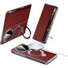 TECSHINE Custodia Intelligente in Pelle per HONOR Magic V5. Chiusura Magnetica. Cover/Shell per Magic V 5