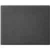 Eglooh - Mercurio - Mouse Pad in Cuoio Grigio Antracite cm 25x20 - Tappetino Mouse per Scrivania e Ufficio con Cuciture Artigianali e Fondo Antiscivolo - Made in Italy
