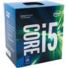 Intel BX80677I57400 Processore Intel Core i5 7400, S 1151, Kaby Lake, Quad Core, 4 Thread, 3.0GHz, 3.5GHz Turbo, 6MB Cache, 1000MHz GPU, 65W, Argento