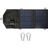 DEWIN Pannello Solare 15W 5V,Pannello Solare Portatile USB Portatile Powerbank Solare Pannelli Solari Portatili Caricabatterie per Cellulari（porta USB）