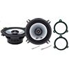 Superauto hi-fi Kit 2 Casse SXE 1325s Per Renault Clio Con Adattatori E Supporti Altoparlanti Alpine Predisposizione Posteriore Con Tweteer Coassiali