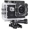 Bindpo Action Camera, 1080P 12MP HD Telecamera sportiva Impermeabile 30M Touch Screen da 2 pollici con Accessori per Vlogging, Immersioni, Sci(Nero)