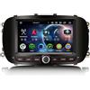 Erisin 8-Core 4GB RAM 64GB ROM Android 14 Autoradio Bluetooth 2 Din GPS Navigatore per Fiat 500X (2014-2020), 7 pollici Schermo Tattile Supporto CarPlay Android Auto WiFi DSP DAB+ USB RDS OBD2 Canbus