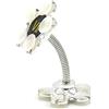 Sinye Multi-Angolo ruotabile Supporto per Telefono a Doppia Faccia Supporto per Ventosa Supporto per Fiori Supporto per Supporto Aspirazione Portatile a 360 Gradi (Silver)