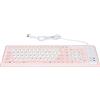 Zunate Tastiera Pieghevole in Silicone Tastiera Flessibile Arrotolabile Tastiera, 103 Tasti Tastiera Impermeabile Antipolvere con Cavo USB Soft Touch per PC Notebook Laptop(Bianco)