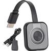 fomdeamen Adattatore Display HDMI Wireless 1080P 2.4GHz WiFi Connetti e Usa Può Commutarsi in Modalità Airplay o Miracast per PC Smartphone o Tablet (Nero)