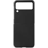 COQUE Custodia Samsung Galaxy Z Flip 3/Modello in vera pelle/pecora/Protezione completa a 360°,Custodia per cellulare pieghevole Samsung Galaxy Z Flip 3-Nero
