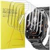 Blueshaweu Pellicola protettiva compatibile con TIFOZEN smartwatch da uomo 2.01 pollici D28B, HD trasparente flessibile pellicola protettiva in TPU [6 pezzi] per smartwatch TIFOZEN D28B (trasparente)