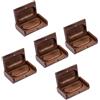 Ruiqilin 5 Chiavette USB in Legno Con Scatola (Noce Ellisse, 3.0, 8 GB)