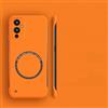 SSASMEU Custodia magnetica rigida senza cornice per Oneplus 10 Pro 9R 9RT 10R 10T 11 9 8T 7T 8 7 Pro, sottile e opaca, arancione, per Oneplus 10 Pro