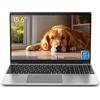 Breloom 2026 PC Portatile da 15.6, Computer Portatile con Win 11 Pro, IPS FHD Notebook Celeron N5095, Laptop 8GB RAM 256GB SSD, USB 3.0, HDMI, 1920x1080, Wi-Fi 5, Impronta/Tastiera retroilluminata