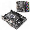 Dpofirs Scheda Madre H310 LGA 1151, Slot di Memoria DDR4 a Doppio Canale, Scheda Madre Micro ATX LGA1151, Slot SATA NVME M.2 PCIe X16, USB3 PS 2 RJ 45, Supporto 8 9 Generazione per Lvy
