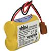 vhbw batteria sostituisce Ge Fanuc BR-ACF2P, BR-AGCF2P, BR-AGCF2W per PLC Programmable Logic Controller (2200mAh, 6V, Li-MnO2)