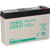 Akkuman.de Akkutechnik vom Fachmann Batteria al piombo 12 V 4,5 Ah AGM adatta per UP-VW1220P1 UPC ecc. F2 6,3 mm Faston