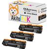 NONSOLOINFORMATICA AkitaINK 3 Toner Compatibili per HP 44A CF244A 1000 Copie per HP LaserJet Pro M15 M15a M15w M16 M16a M16w M17 M17a M17w, HP LaserJet Pro MFP M28 M28a M28w M29 M29a M29w (3 Nero)