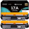 iNKPAD Cartuccia Toner 17A CF217A compatibile con HP 17A CF217A Laserjet Pro MFP M130A M130FN M130FW M130NW M102A M102W (2 nero)