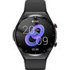 cosescos Smart Watch, misurazione della pressione sanguigna, ossigeno, frequenza cardiaca, temperatura, ECG, salute, braccialetto intelligente (nero)