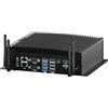 BASOARO Mini PC Fanless PC Industriale Win 11 Pro Fanless Industrial PC Core i5 10210U, 16GB RAM 256GB SSD, 2 RJ45 LAN, HD DP Type-C Triplo Display, GPIO, 6 RS232 COM, 8 USB, WiFi, BT 4.2