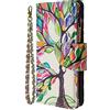 VQWQ Custodia per Huawei P30 Lite, Flip Cover a Portafoglio in Pelle PU Slot per Schede Libro Cavalletto Pieghevole Wallet Case con Cordino Cerniera Chiusura Magnetica per Donna Maschio -[03]-Albero