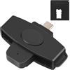 iFutniew CSCR3 Lettore di Smart Card Type-C Banca Dichiarazione fiscale SIM Card/IC Card ID Card Reader