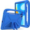 QJONSIU Cover Compatible con Huawei MatePad 11.5, Antiurto Bambini Cover con Maniglia, Antigraffio Protettiva PC, Funzione Stand-Blu