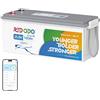 Redodo 24V 100Ah(1 PACK) Batteria LiFePO4 con Bluetooth 2560Wh Batteria Litio con Protezione BMS 100A Multipla 1/3 del Peso e 2x l'Energia Ideale per Camper Barche e Sistemi Solari