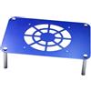 AsrMyjcx Base di Raffreddamento per Router, Supporto per, Supporto Multifunzione per TV Box, Silenzioso, per Router, per Soggiorno, Studio, dormitorio, Blu
