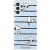 LA CASA DE LAS CARCASAS Cover per Samsung Galaxy A13 4G ufficiale di Snoopy Peanuts Snoopy Righe Trasparente per proteggere il tuo cellulare. Cover per Samsung Galaxy in silicone flessibile con licenza ufficiale di Snoopy