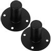 Hemobllo Supporto Per Altoparlante in Lega Di Alluminio 10.5X4 Pollici Base Rotonda Staffa Per Casse Audio Stabile Per Eventi E Palchi Accessorio Audio