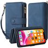 Beajew Cover per Samsung Galaxy A25 5G, Custodia in PU Pelle Portafoglio,Magnetica Cover a Libro con Slot per Schede,Flip Case Funzione Stand,Custodia Pelle Sintetica TPU-Blu