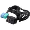 Jotekonoby Cavo adattatore per porta USB AUX per auto, per interfaccia audio Elantra, prolunga USB da 3,5 mm, compatibile con modelli 2011-2013
