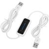 氷面鏡 Cavo di Trasferimento Dati USB 2.0 con Indicatore LED - Ponte di Collegamento File Online da PC a PC per Microsoft - Senza Installazione
