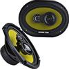 GROUND ZERO GZTF69X - 3-WEG TRIAXIAAL 6×9 INCH - 2X 130 WATT RMS VERMOGEN - 3 OHM IMPEDANTIE (gztf9x)
