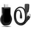 A2ZWORLD Wifi Display Dongle 1080p, Ricevitore Display Wireless HDMI, Screen Mirroring da Smartphone a TV/Monitor, Condivisione Schermo in HD (Modello 2178 Alla Chiavetta)