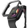 WFCKPQF Custodia Protettive Compatibile con Apple Watch 42mm Glitter, Bumper Cover Protettiva Ultra Sottile Case in Acciaio Inossidabile Paraurti Anti Graffio Cassa Compatibili con iWatch 42mm Series 3 2 1