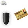 Pinganillosocultos Pinganillo Esami Carta di Credito SIM - Auricolare Spia Invisibile Senza Fili per Copiare Esami. (UltraMini)