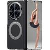 TECSHINE Custodia in Pelle di Vitello per OPPO Find N6, Custodia per Cellulare, Cover per Telefono in Pelle per Find N 6