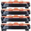 Sconosciuto No-Name cartuccia toner nero ad alta resa di ricambio per Brother TN1000 TN1030 TN1050 TN1060 TN1070 TN1075 HL1110 HL 1110 HL-1110 tn-1000 TN-1050 tn-1075 TN 1075 stampante laser 4 x Black