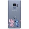 LA CASA DE LAS CARCASAS Custodia per Samsung Galaxy S9 Ufficiale di Lilo & Stitch - Angel & Stitch Beso per proteggere il tuo cellulare. Custodia in silicone flessibile con licenza ufficiale Disney