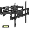 tectake® Supporto TV Parete Universale, Staffa Televisione Inclinabile e Girevole Adatto da 26-75 pollici, braccio monitor per TV 40 pollici, Supporto Televisore VESA da 400x400, Carico Max 100kg