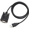 Générique Adattatore seriale USB - Connessione affidabile Rs232 Convertitore porta femmina Db9, cavo chipset prolifico, strumento di trasmissione dati sostenibile | per computer portatili di rete