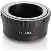 Hersmay Adattatore per obiettivo da T2 T a M4/3 MFT, per fotocamere Olympus/Panasonic Lumix Micro Four Thirds (MFT, M4/3), corpo fotocamera mirrorless EP5, E-PL7, GH4, GH5, GF6