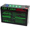 ANFEL BATTERIA 12V 7,2AH PIOMBO RICARICABILE 151X65X97,5