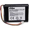 vhbw batteria compatibile con TomTom One XL, V2/V3 navigatore GPS (1150mAh, 3,7V, Li-Ion)
